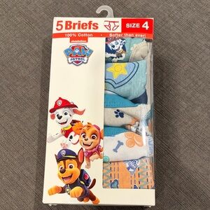 Paw Patrol Boys Briefs Underwear - Size 2T-3T - BRAND NEW!!   kids boy brief